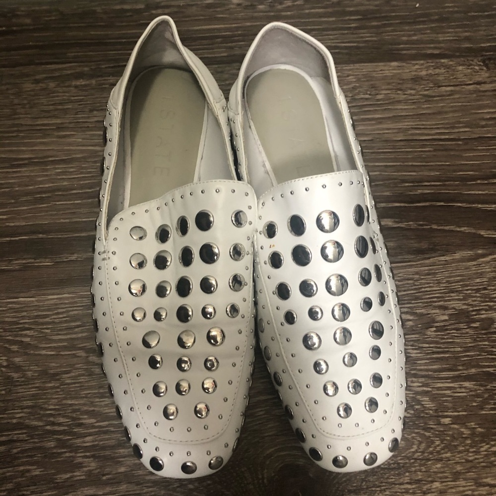 White loafers